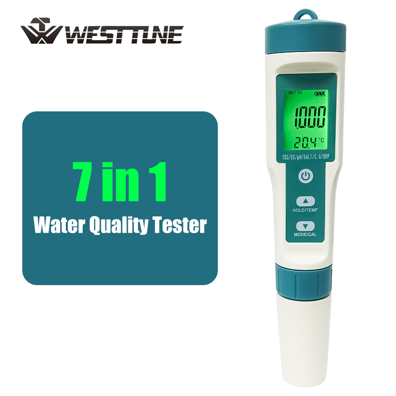 Ph Meter Digital Water Tester - WESTTUNE Misuratore PH digitale 7 in