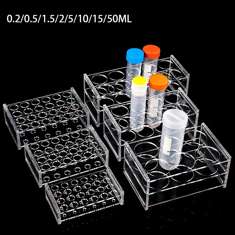 Lab Equipment - 0.2ML/0.5ML/1.5ML/2ML/10ML/15ML/50ML Portaprovette Portaprovette 40/40/24/24/18/10 Fori Laboratorio