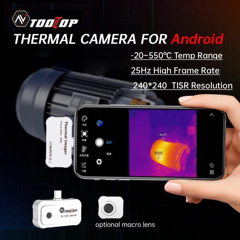 Thermal Imaging Camera Pcb Repair - TOOLTOP T3 Termocamera a infrarossi per