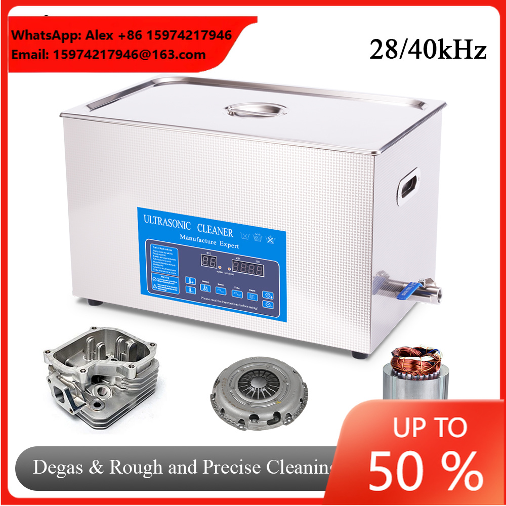 Ultrasonic Cleaner 30L Industrial - Pulitore Ultrasuoni Industriale 30L con Degas