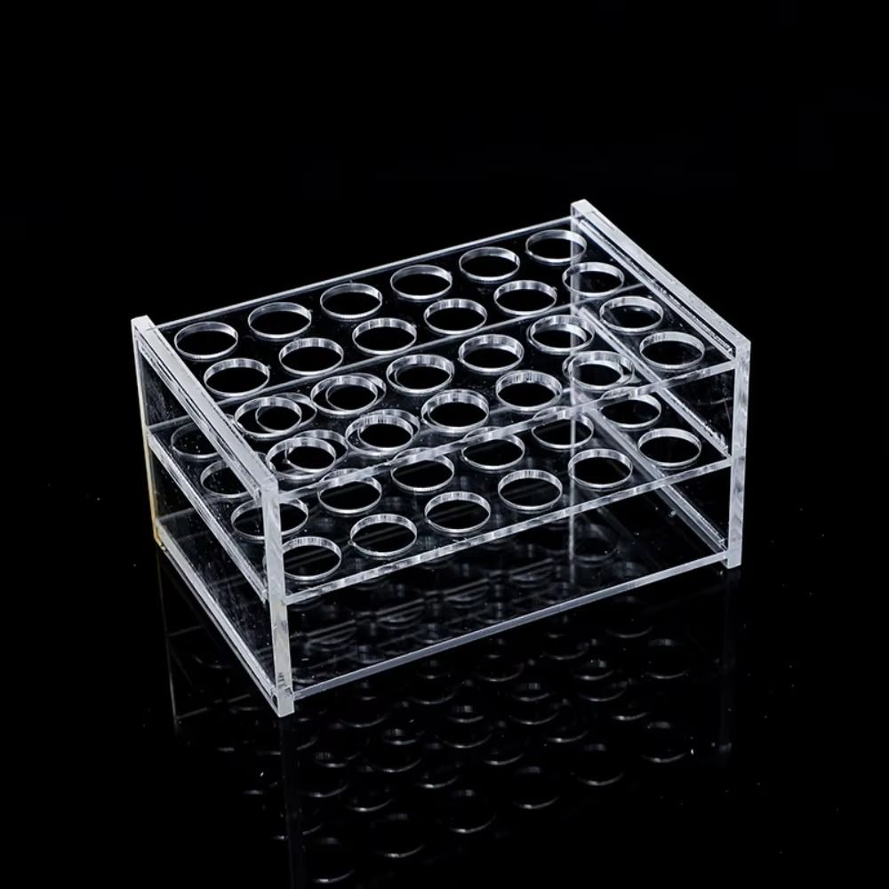Lab Equipment - Nuovo Porta Provette in Acrilico Trasparente