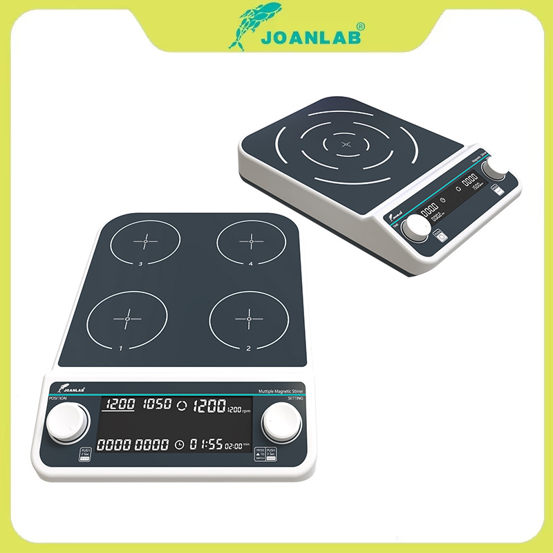 Lab Magnetic Stirrer Hot Plate - Agitatore magnetico multiplo a quattro stazioni