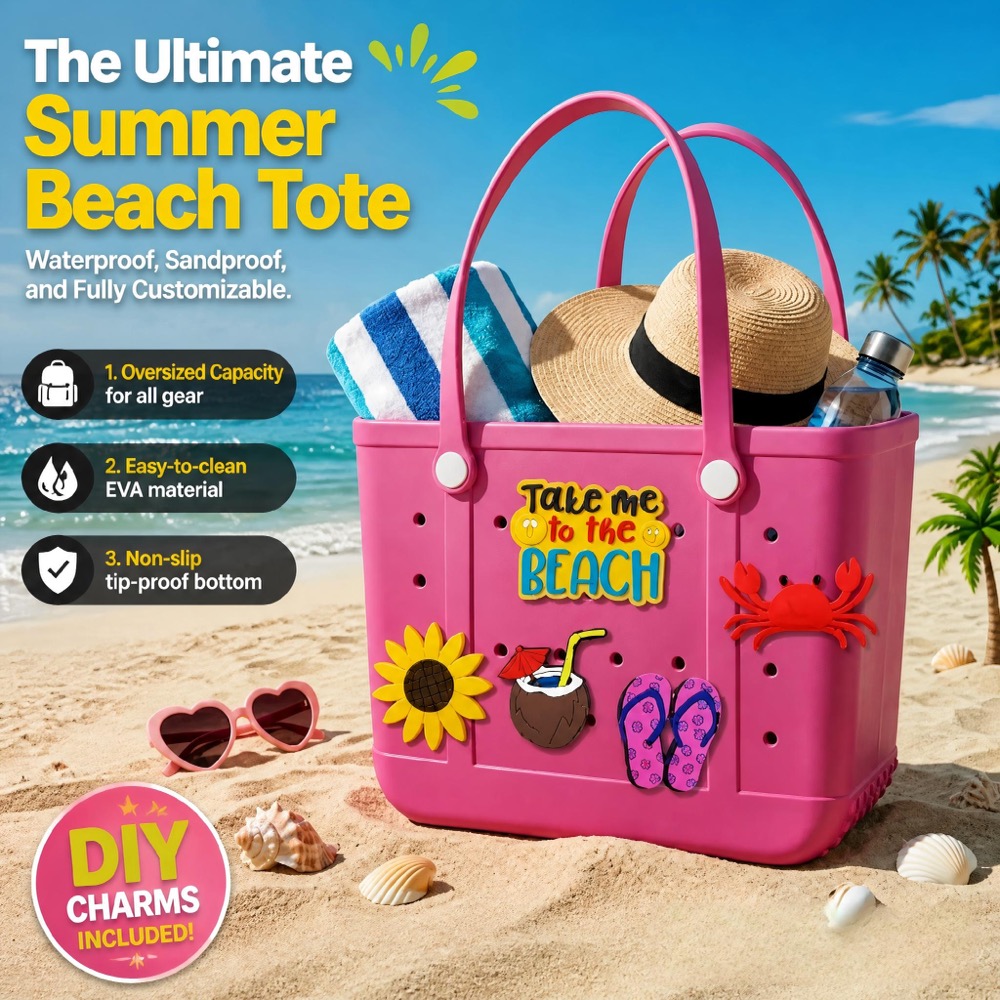 Packaging - Borsa da Spiaggia in Gomma Oversize