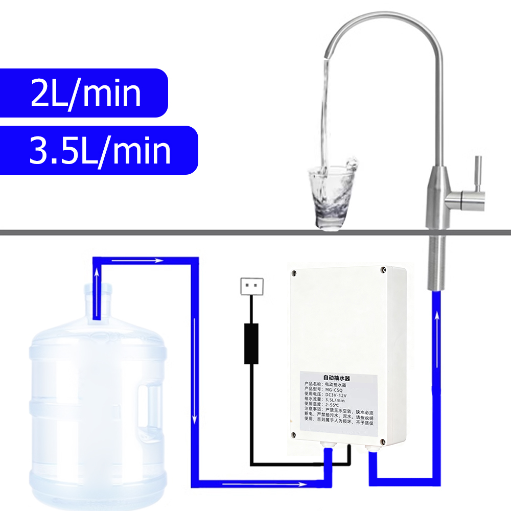 Mini Peristaltic Pump 12V - Caravan Cucina Pompa Acqua Elettrica Rubinetto