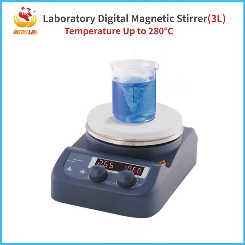 Lab Magnetic Stirrer Hot Plate - Agitatore Magnetico WEIAI 1500rpm con Barra