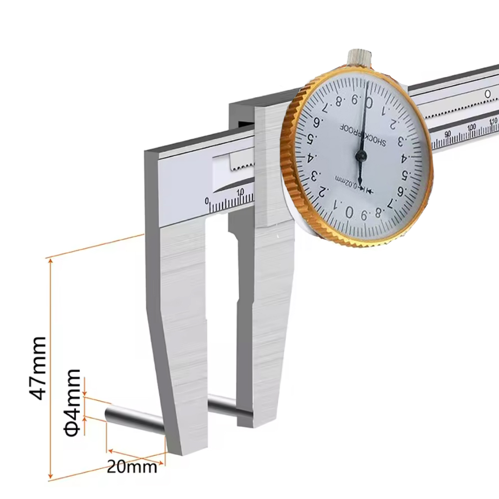 Digital Caliper 150Mm Stainless Steel - Calibro Digitale di Precisione in Acciaio