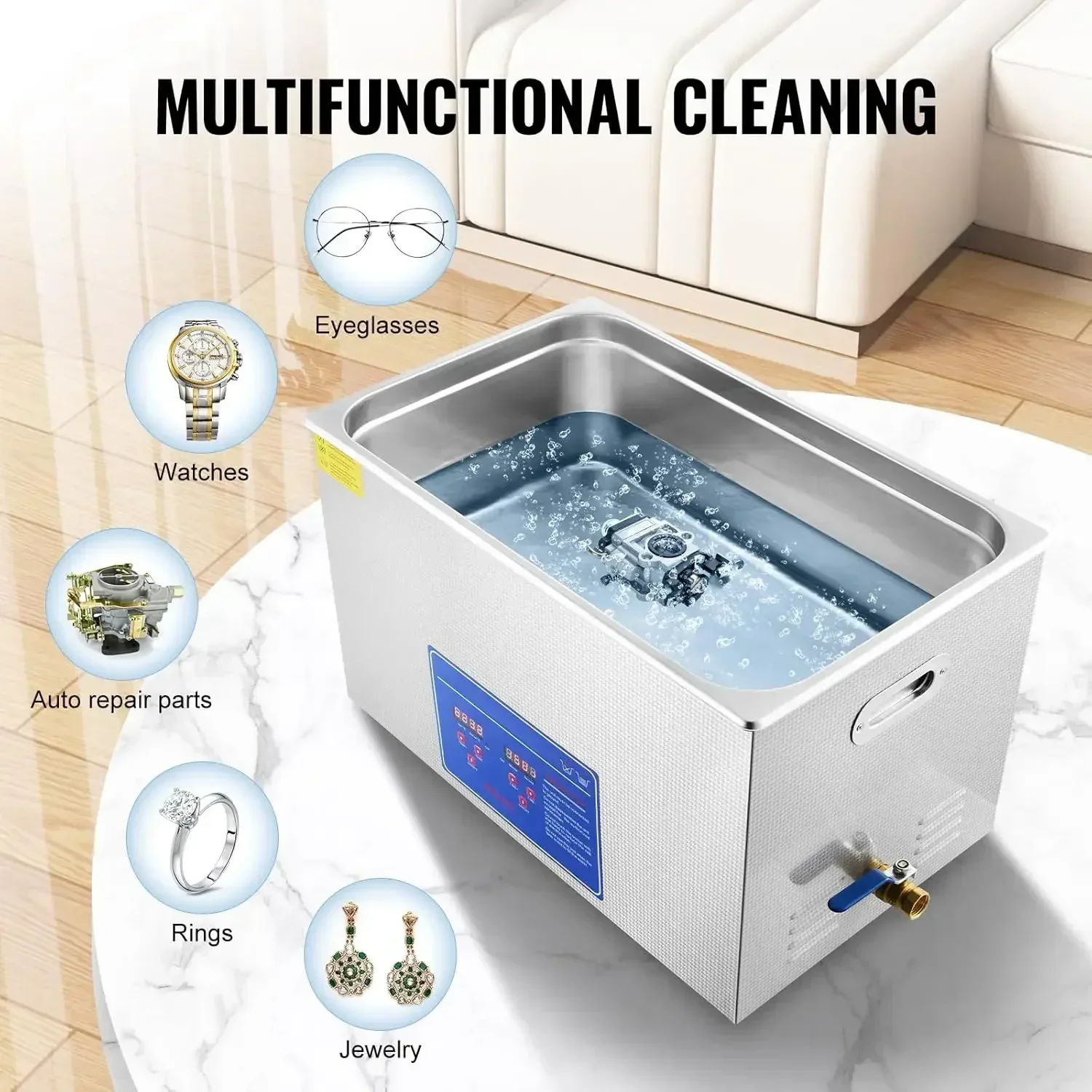 Ultrasonic Cleaner 30L Industrial - Stock limitato! Pulitore a Ultrasuoni Professionale,