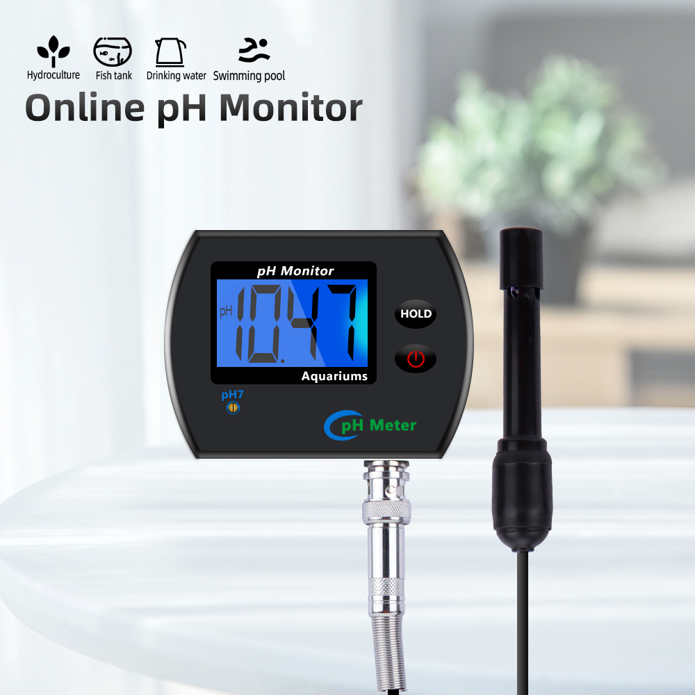 Ph Meter Digital Water Tester - Misuratore di PH per Acquario, Monitor