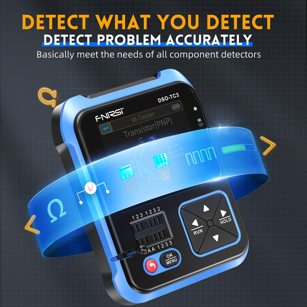 Fnirsi Digital Oscilloscope Handheld - FNIRSI DSO-TC3 3 in1 Mini oscilloscopio