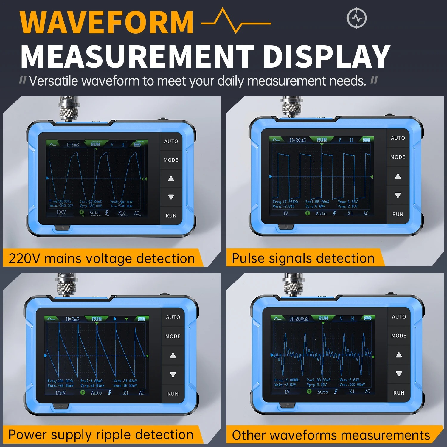 FNIRSI DSO510 Nuovo Oscillosco - Fnirsi Digital Oscilloscope Handheld recensione e prezzo