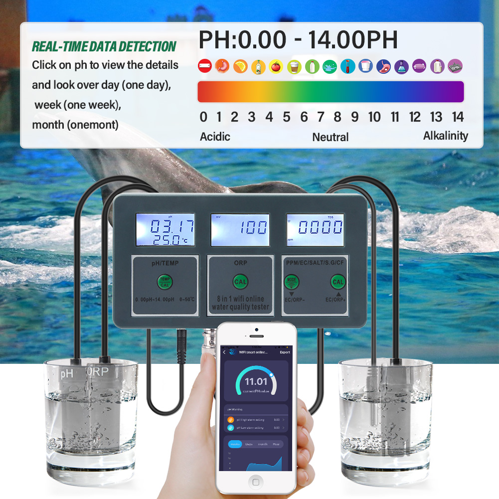 WiFi Tuya Smart PH Meter Regis - Ph Meter Digital Water Tester recensione e prezzo