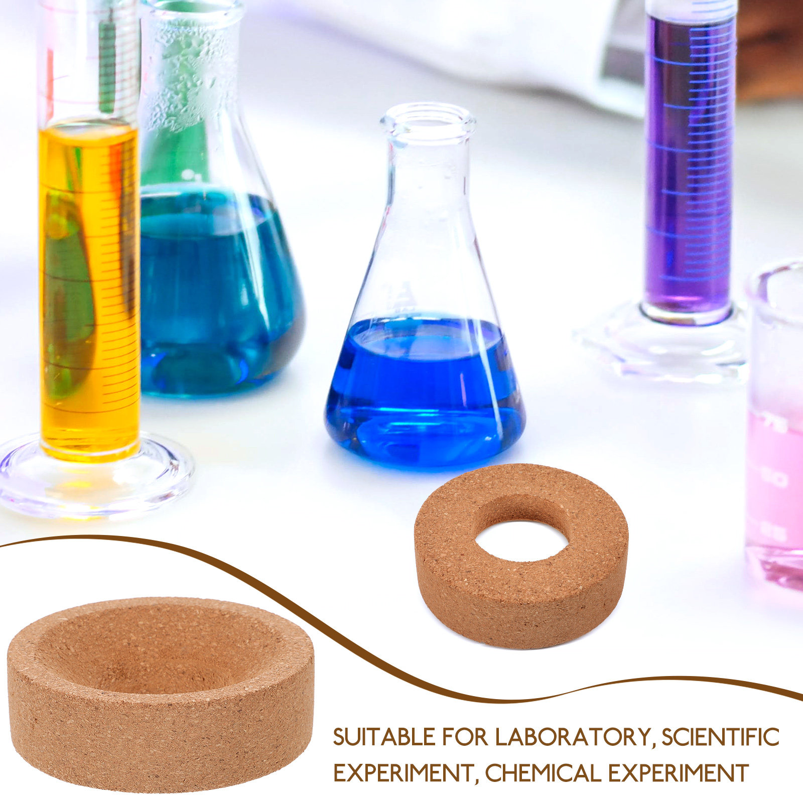 Supporto in Sughero per Flacon - Lab Equipment recensione e prezzo