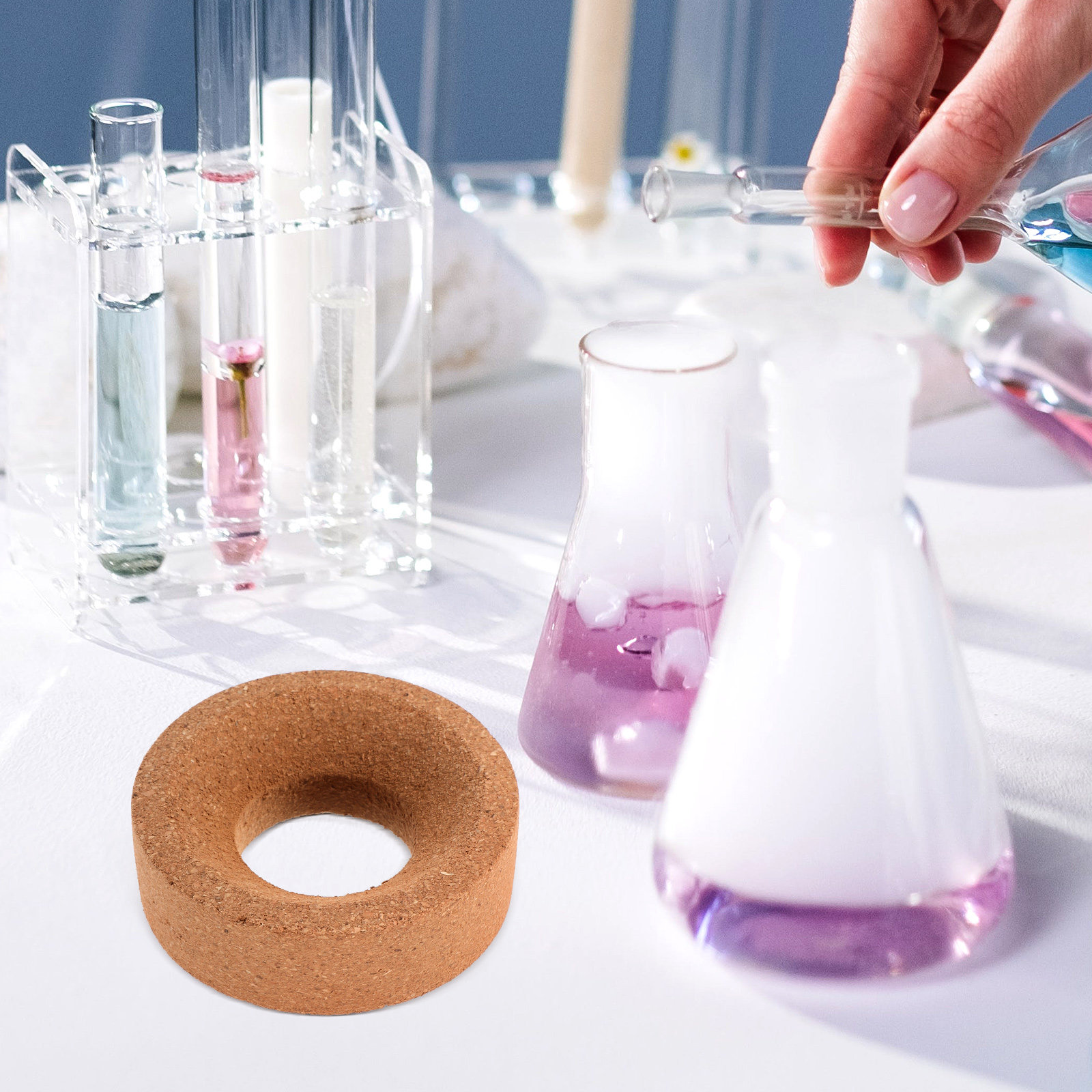 Supporto in Sughero per Flacon - Lab Equipment recensione e prezzo