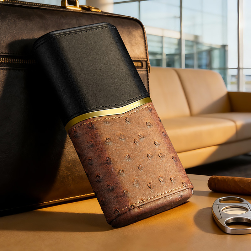 Astuccio per Sigari in Pelle ﻿ - Packaging recensione e prezzo