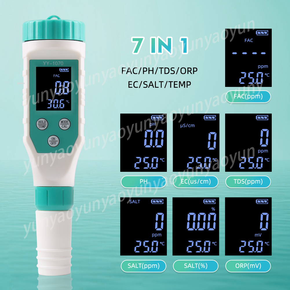 Tester Digitale 7 in 1 per Qua - Ph Meter Digital Water Tester recensione e prezzo