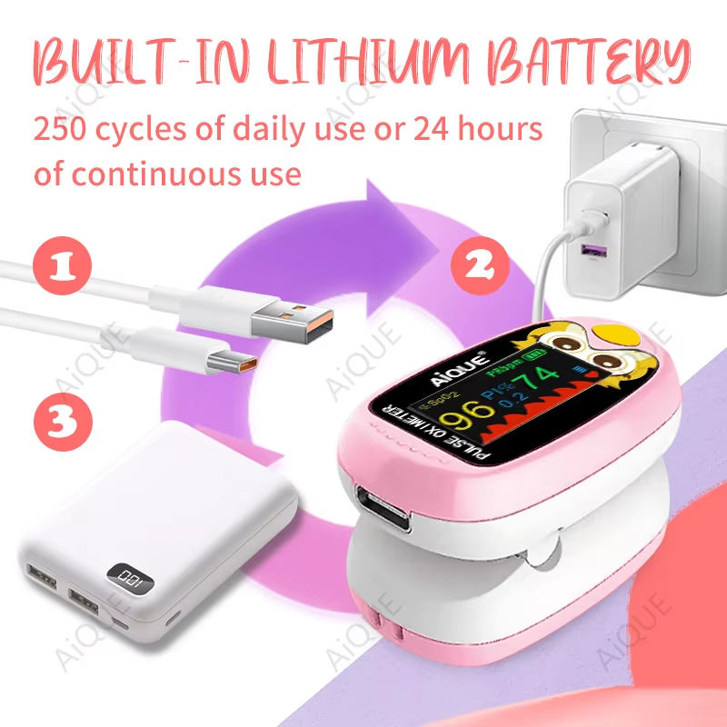 AiQUE Bambino Pulsossimetro da - Pulse Oximeter Fingertip Rechargeable recensione e prezzo