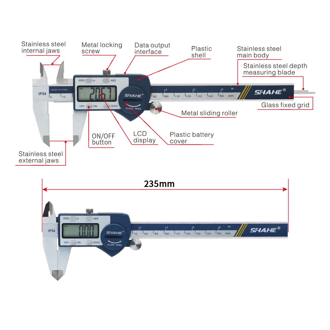 IP54 calibro digitale impermea - Digital Caliper 150Mm Stainless Steel recensione e prezzo