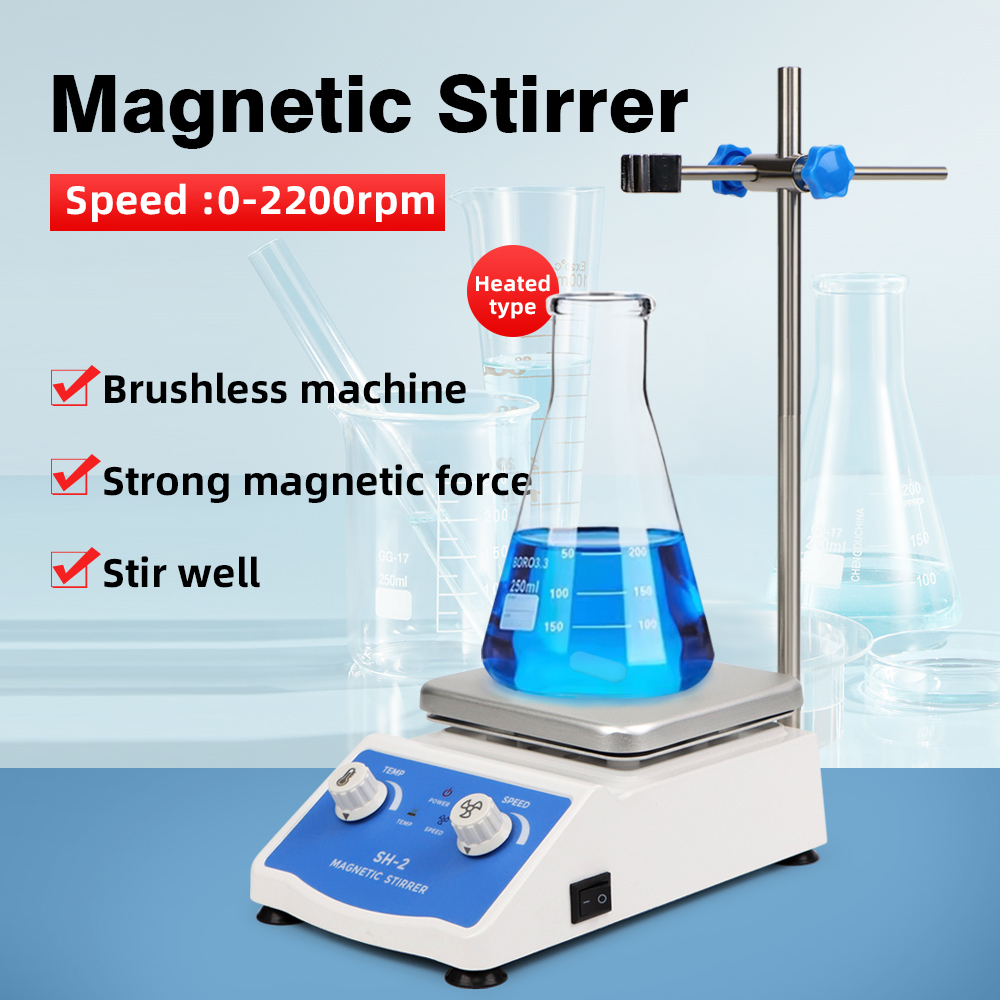 SH-2 Agitatore magnetico risca - Lab Magnetic Stirrer Hot Plate recensione e prezzo
