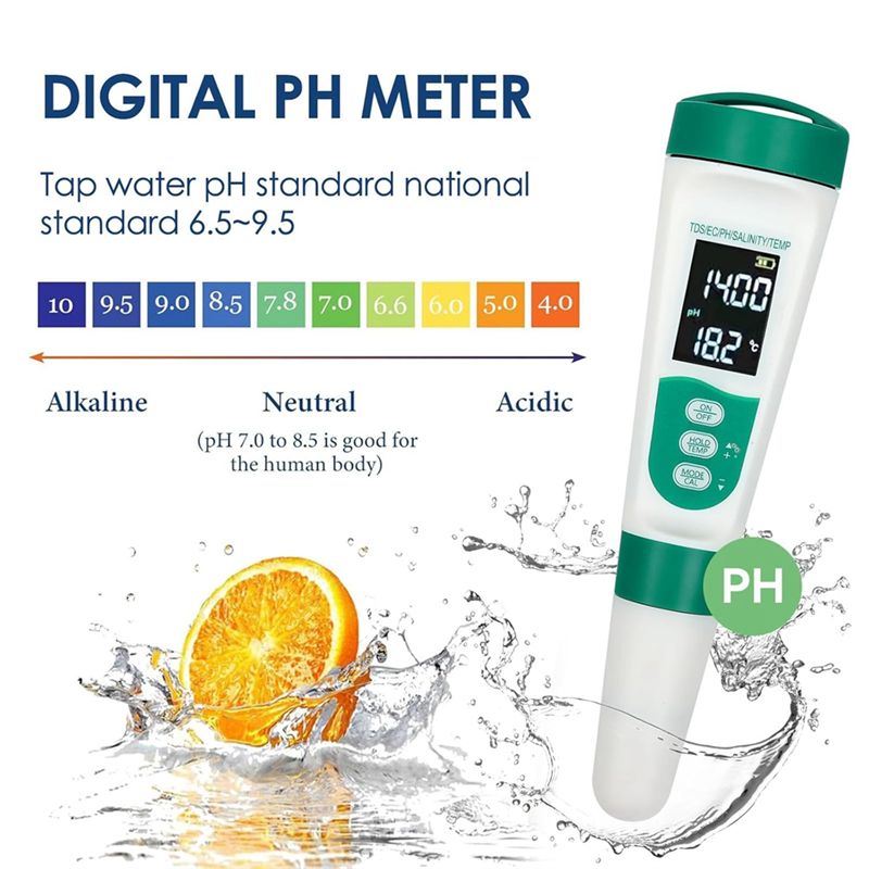Misuratore Digitale AT02-5 5-i - Ph Meter Digital Water Tester recensione e prezzo
