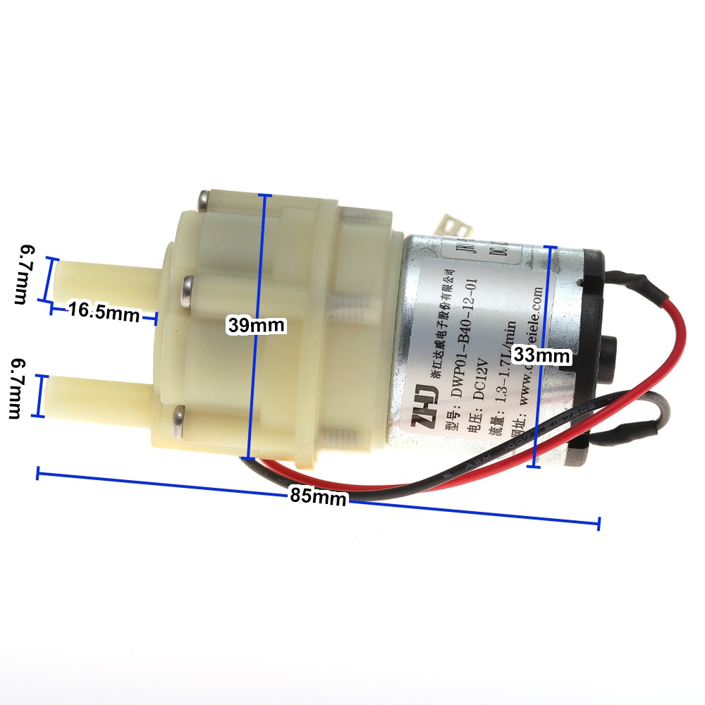 DC6-12V Piccola pompa acqua 52 - Mini Peristaltic Pump 12V recensione e prezzo