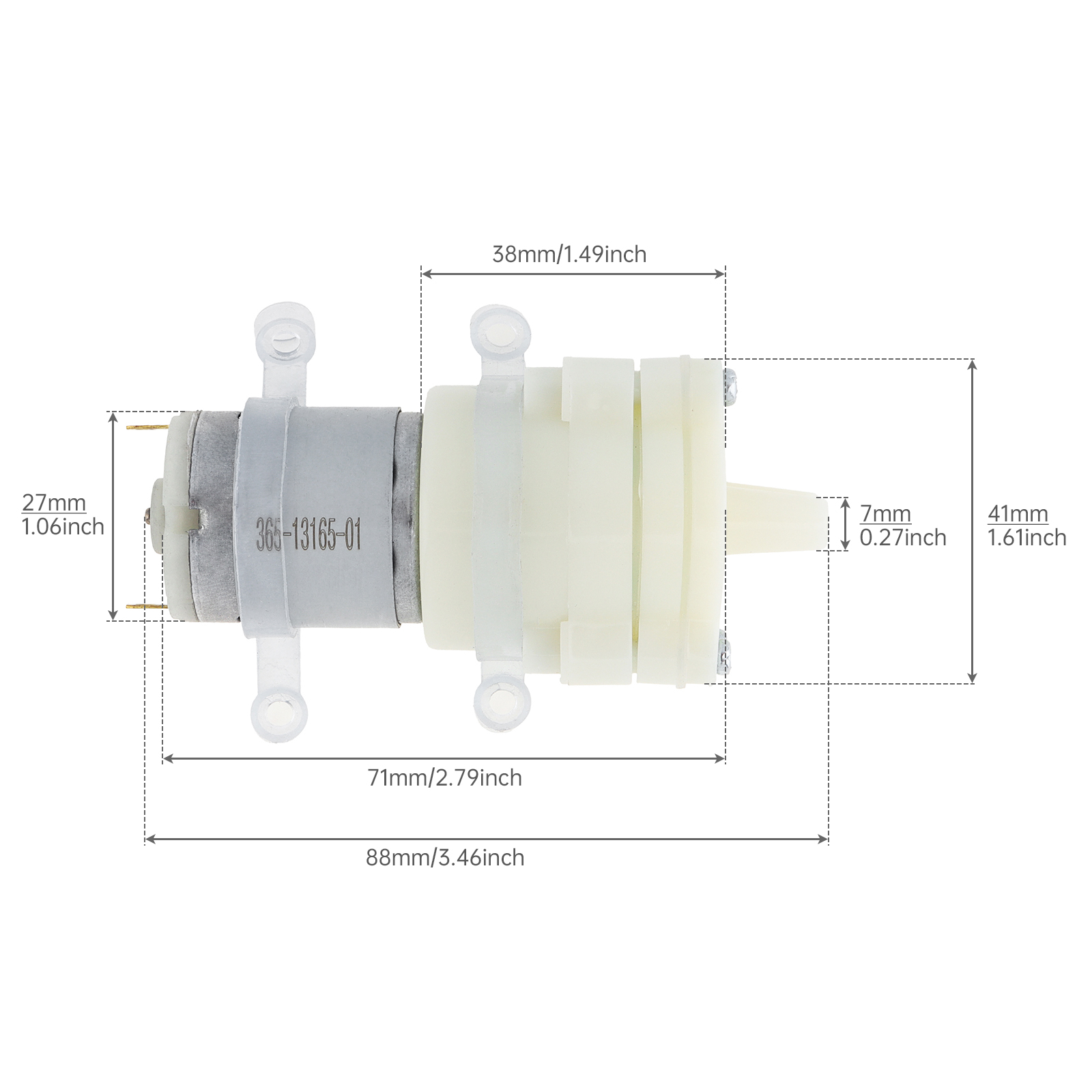 Micro pompa acqua 365 Motore D - Mini Peristaltic Pump 12V recensione e prezzo