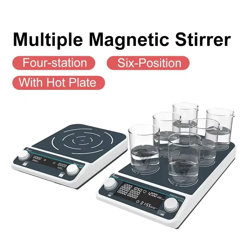 Agitatore magnetico multiplo a - Lab Magnetic Stirrer Hot Plate recensione e prezzo