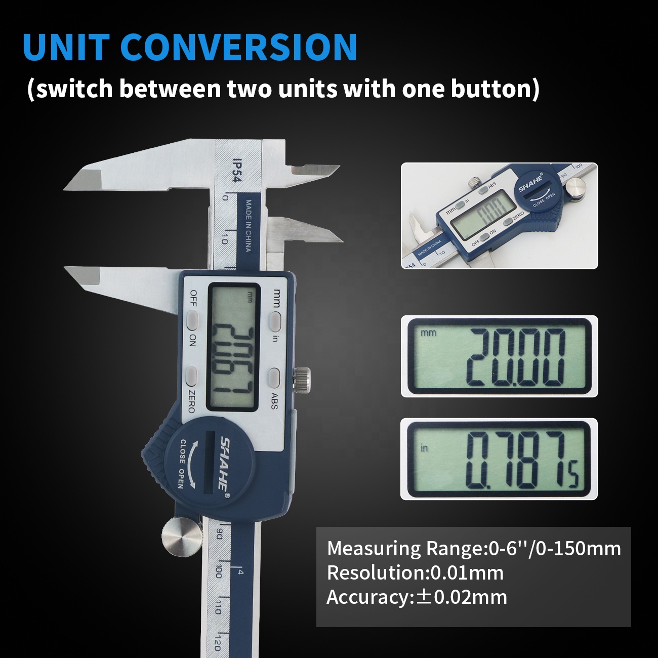 Calibro a corsoio digitale IP5 - Digital Caliper 150Mm Stainless Steel recensione e prezzo