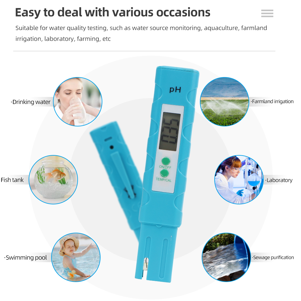 Misuratore di pH Tascabile per - Ph Meter Digital Water Tester recensione e prezzo