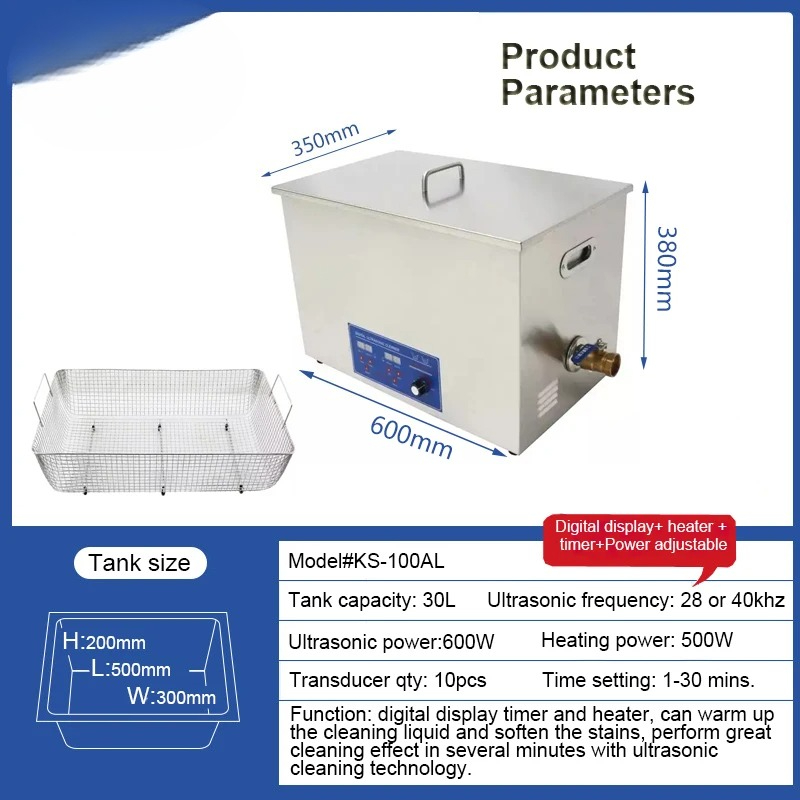 Pulitore a ultrasuoni industri - Ultrasonic Cleaner 30L Industrial recensione e prezzo