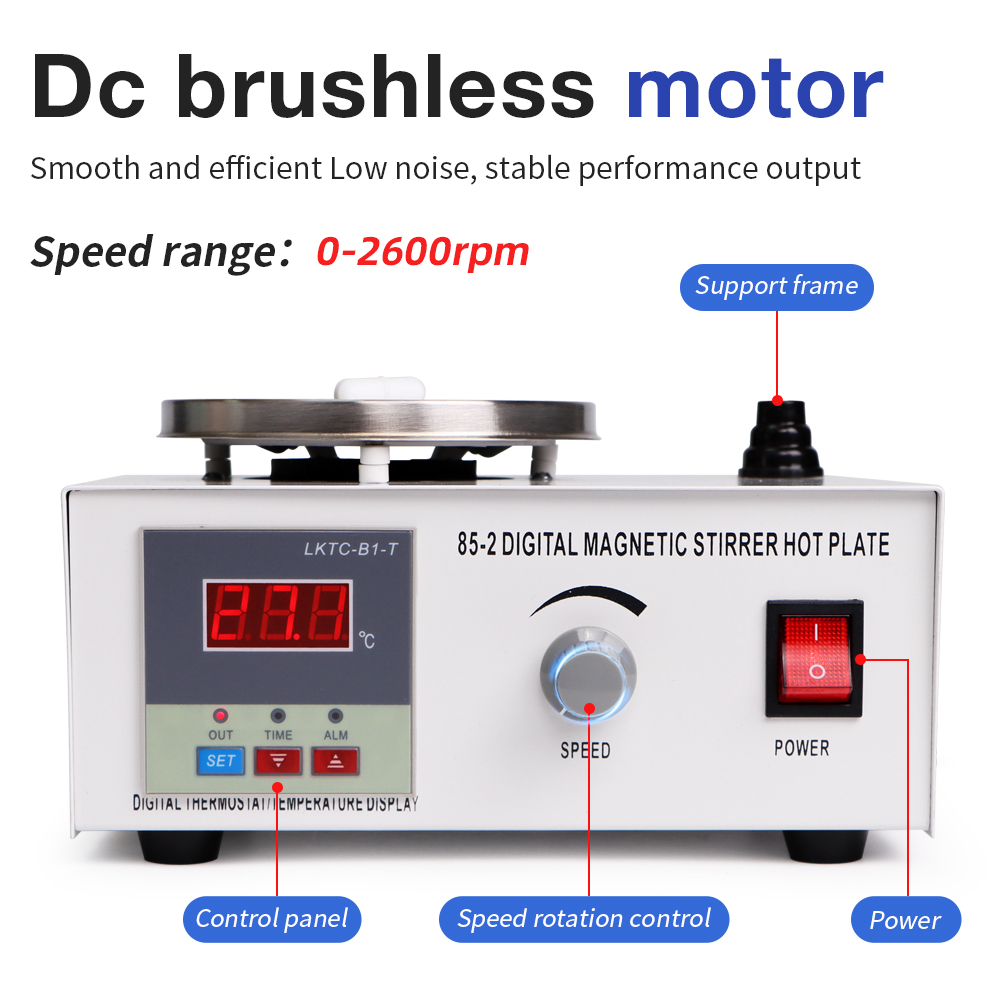 Agitatore magnetico con piastr - Lab Magnetic Stirrer Hot Plate recensione e prezzo