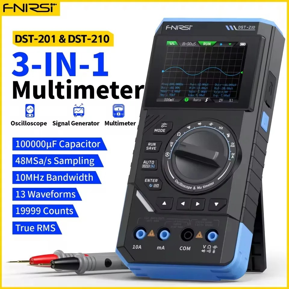 Multimetro Digitale 3-in-1 DST - Fnirsi Digital Oscilloscope Handheld recensione e prezzo